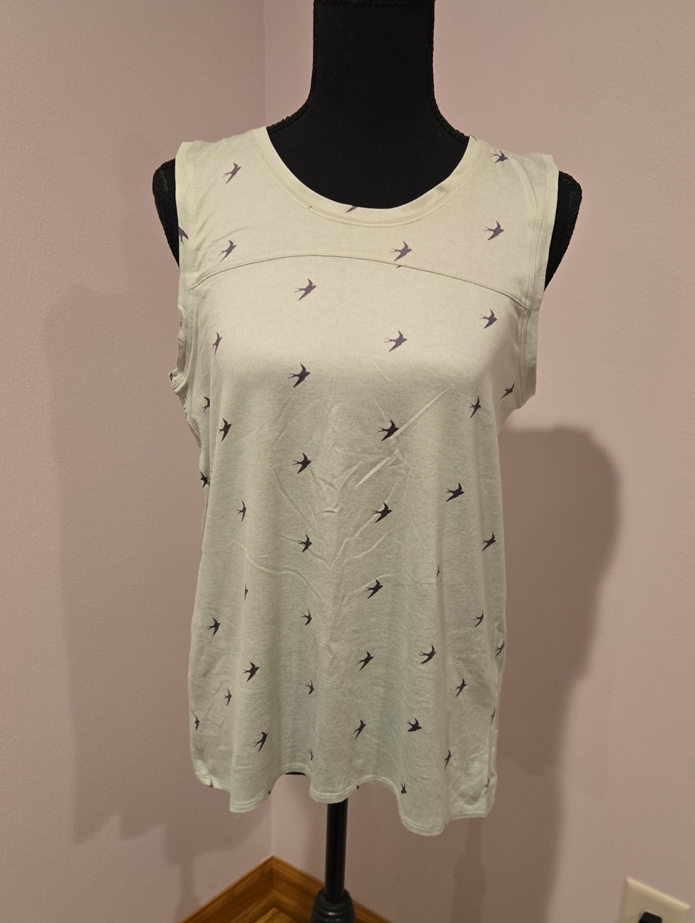 oiselle Light Lux Bird Print Tank Top